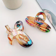 Clover Hair Claw Gradient Back Head Hair Clip
