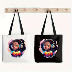 Dark Women Pattern Iron on Heat Transfer Stickers DIY Clothing T-shirt
