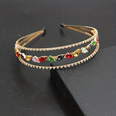 Rhinestone Hair Hoop Layer Headband Hair Accessories