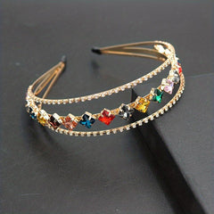 Rhinestone Hair Hoop Layer Headband Hair Accessories