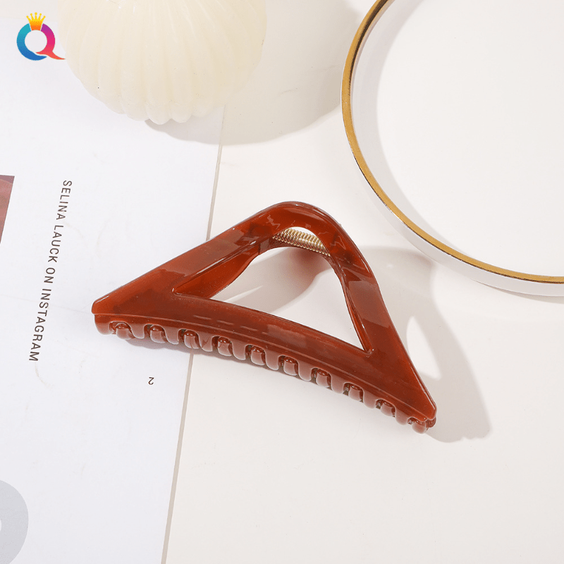 Large Hair Claw Triangle Shark Claw Hair Accessories Style Hair Clip For Women