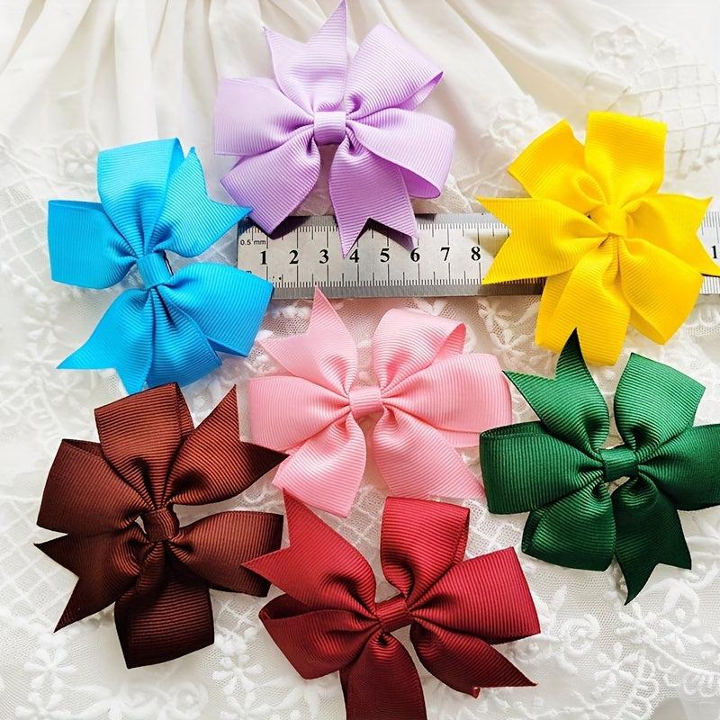 21pcs Hair Clip Bowknot Duck Billed Clip Women's Hair Accessories