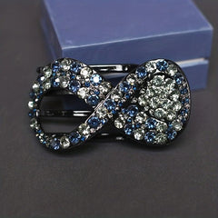 Rhinestone Hair Clip Ponytail Holder Headwear Hair Styling Accessory