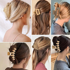 5pcs Large Hair Claw Ponytail Holder Hair Accessories For Women