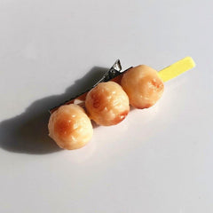 Funny Bangs Clip Simulation Meat Skewers Side Clip