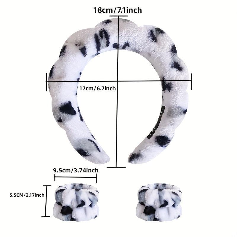 Leopard Print Headband Non slip Head Hoop Female Wash Face