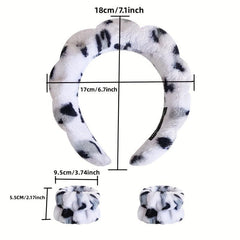 Leopard Print Headband Non slip Head Hoop Female Wash Face