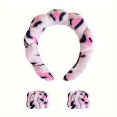 Leopard Print Headband Non slip Head Hoop Female Wash Face