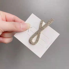 Rhinestone Barrette Hair Clip Set for Women Girls