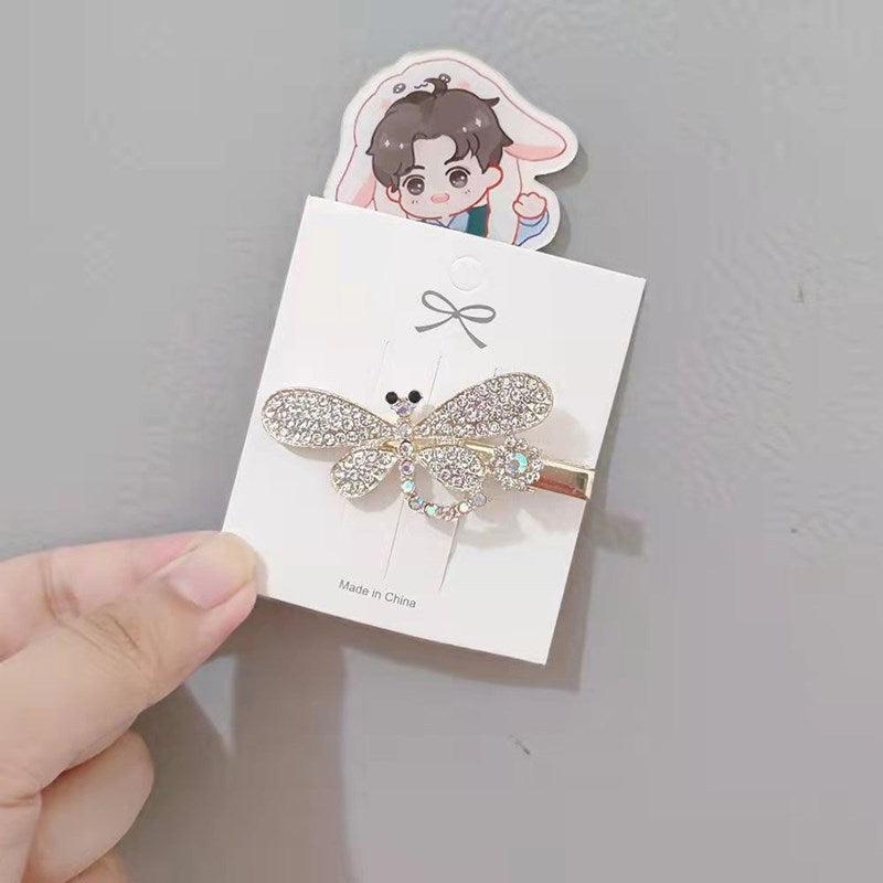 Rhinestone Barrette Hair Clip Set for Women Girls