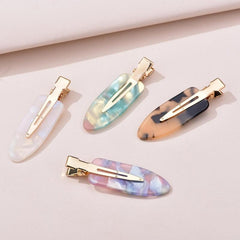 4pcs Acetic Acid Duck Billed Clip Hair Accessories