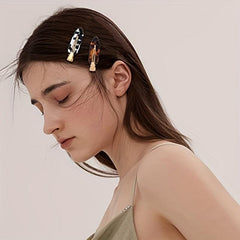 4pcs Acetic Acid Duck Billed Clip Hair Accessories