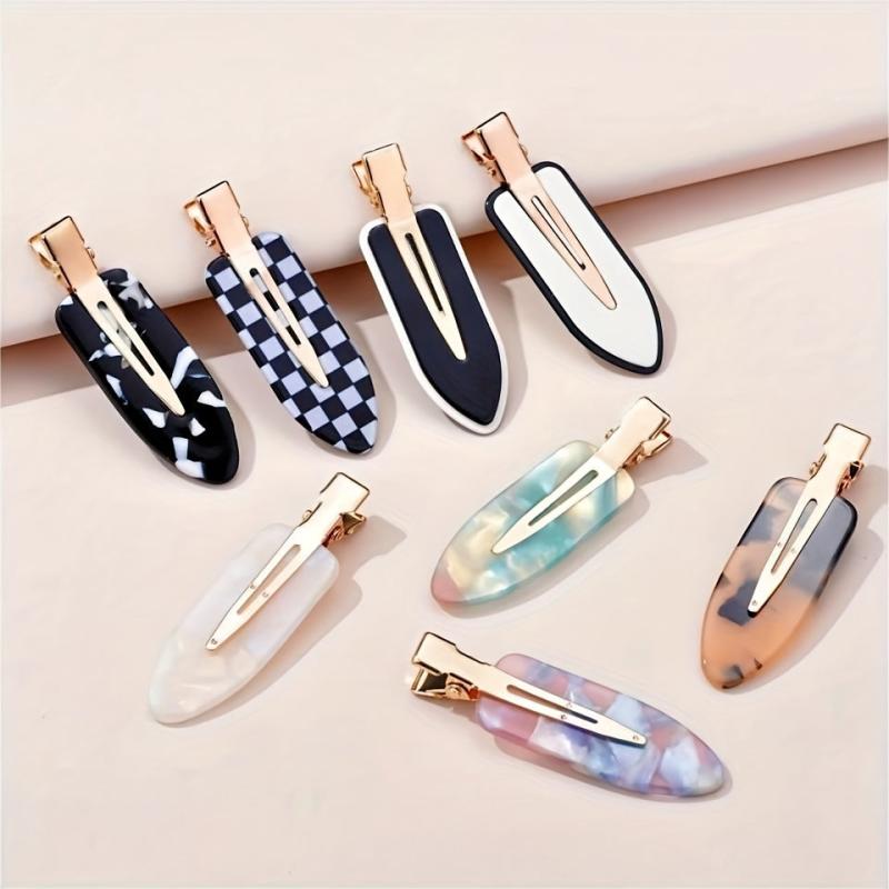 4pcs Acetic Acid Duck Billed Clip Hair Accessories