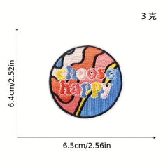10pcs Planet Embroidery Stickers Bag Patch Clothing Accessories