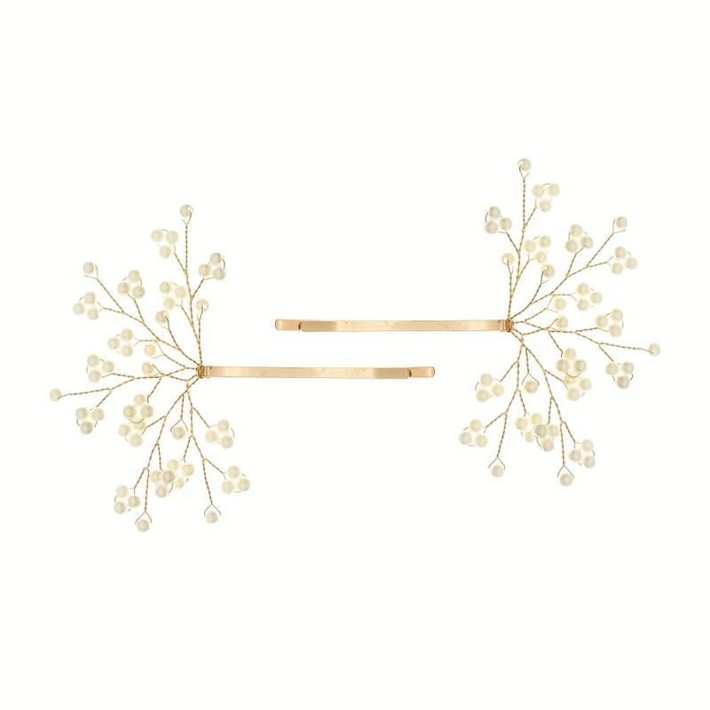 Faux Pearl Tree Hairpin Bridal Hairpin Women Girls Wedding Party Hair Clip
