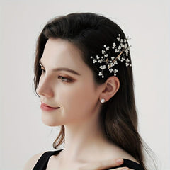 Faux Pearl Tree Hairpin Bridal Hairpin Women Girls Wedding Party Hair Clip