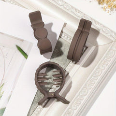 Matte Hair Claw Set Girls Hair Accessories