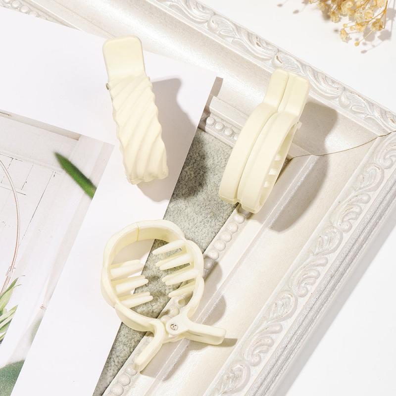 Matte Hair Claw Set Girls Hair Accessories