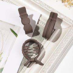 Matte Hair Claw Set Girls Hair Accessories