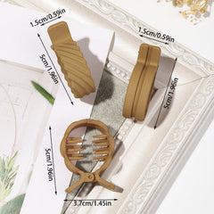 Matte Hair Claw Set Girls Hair Accessories