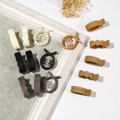 Matte Hair Claw Set Girls Hair Accessories
