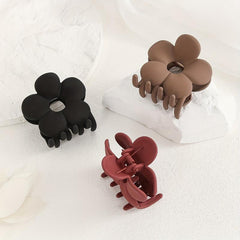 3pcs Large Flower Hair Claw Women's Shark Claw Hair Clip