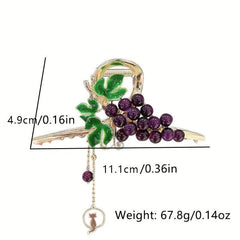 Grape Hair Claw Headwear Shark Claw Back Head Hair Clip Hair Accessories