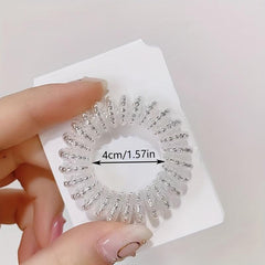 Beaded Hair Ring Elastic Ponytail Holder Hair Accessory