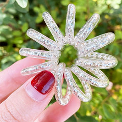 Beaded Hair Ring Elastic Ponytail Holder Hair Accessory