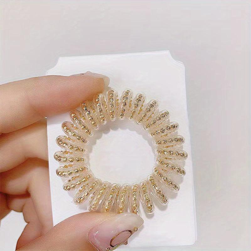 Beaded Hair Ring Elastic Ponytail Holder Hair Accessory