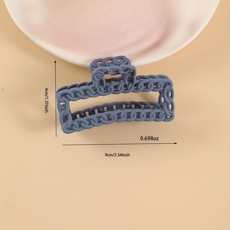 2pcs Matte Banana Clip Hair Claw Styling Accessories