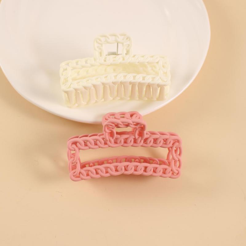 2pcs Matte Banana Clip Hair Claw Styling Accessories