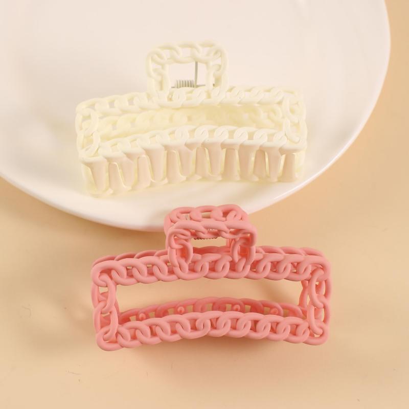 2pcs Matte Banana Clip Hair Claw Styling Accessories