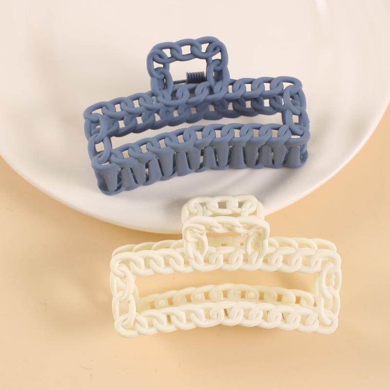 2pcs Matte Banana Clip Hair Claw Styling Accessories