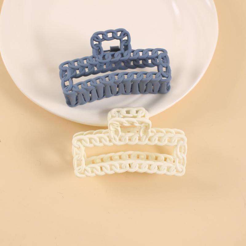 2pcs Matte Banana Clip Hair Claw Styling Accessories