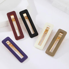 5pcs Hollow Duckbill Snap Clip Non Slip Hair Accessory