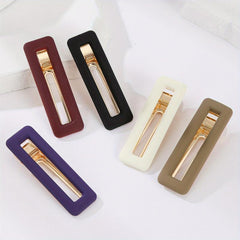 5pcs Hollow Duckbill Snap Clip Non Slip Hair Accessory