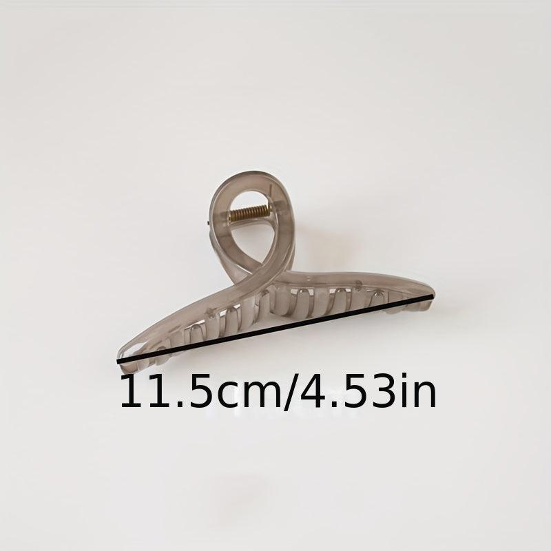 4pcs Jelly Hair Claw Clip Nonslip Ponytail Holder