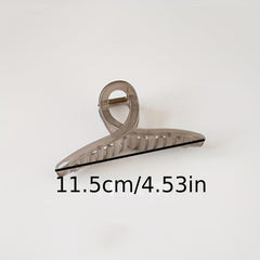 4pcs Jelly Hair Claw Clip Nonslip Ponytail Holder