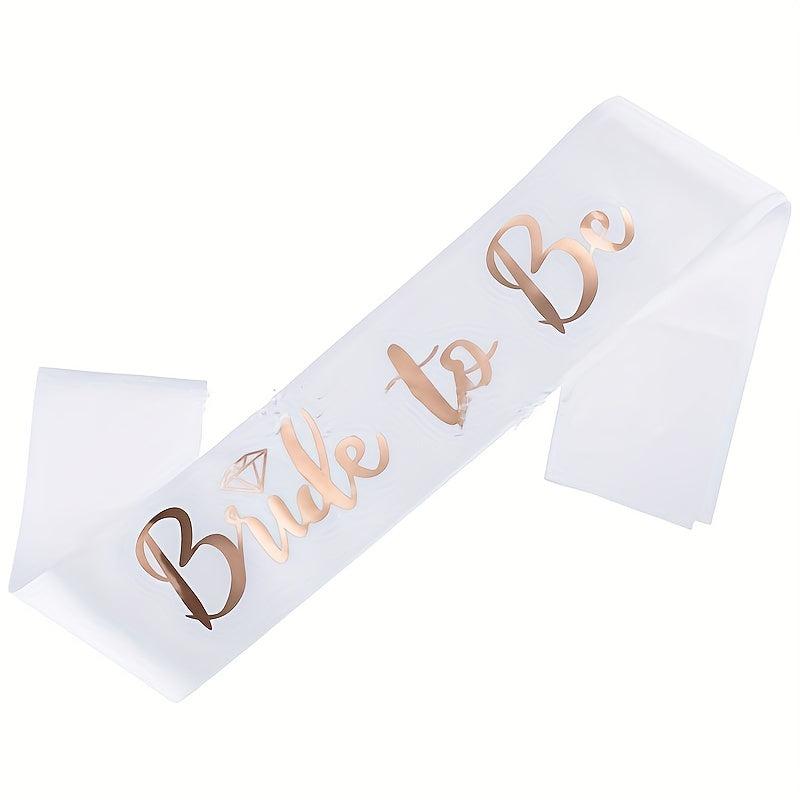 Bachelorette Party Veil & Headband Set for Bride To Be