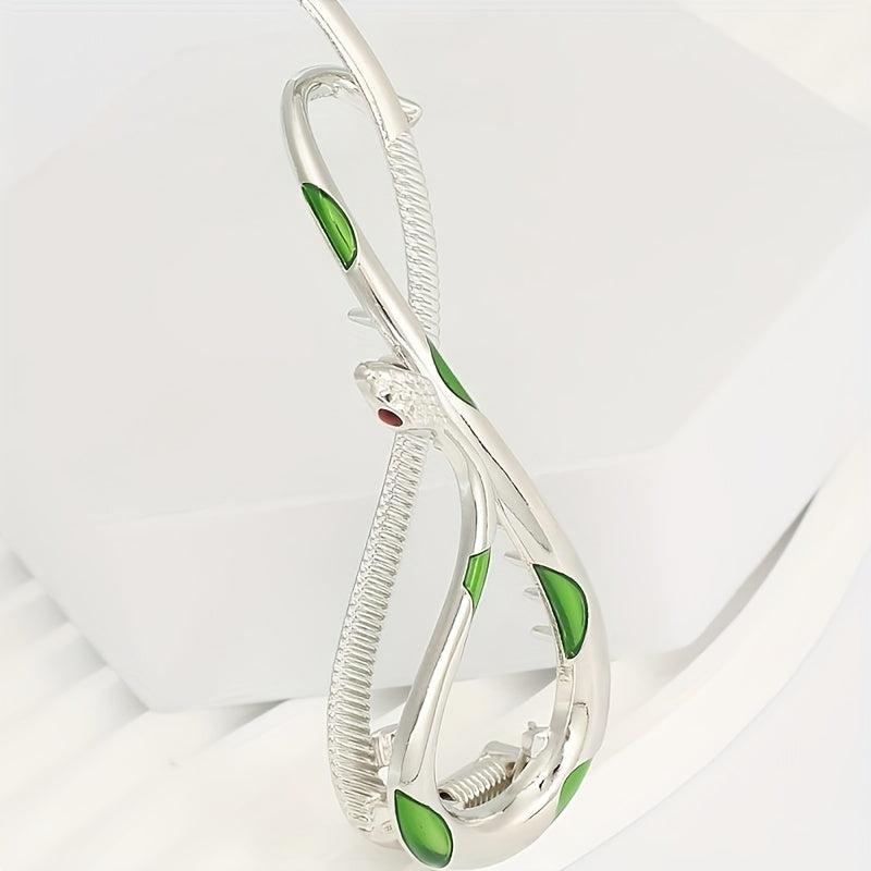 Vintage Snake Shape Hair Clip Female Head Hair Clip Small Snake Twist Claw Updo