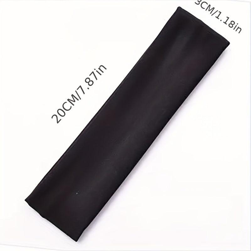 Solid Elastic Sports Hairband Wide Brim Yoga Hairband Sweatband Turban Bundle