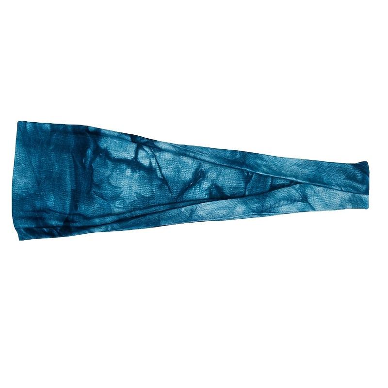 Tie Dye Headbands Boho Elastic Wide Hair Band for Women