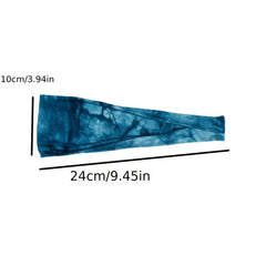 Tie Dye Headbands Boho Elastic Wide Hair Band for Women