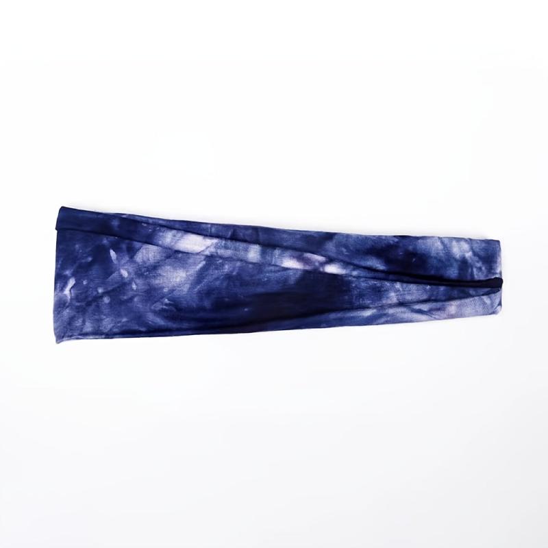 Tie Dye Headbands Boho Elastic Wide Hair Band for Women