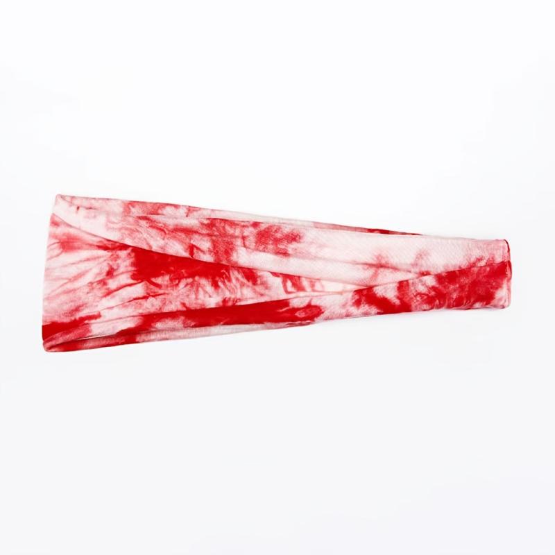 Tie Dye Headbands Boho Elastic Wide Hair Band for Women