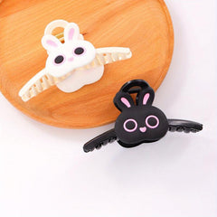 Rabbit Shape Hair Claw Matte Large Shark Claw Ponytail Holder Hair Accessories