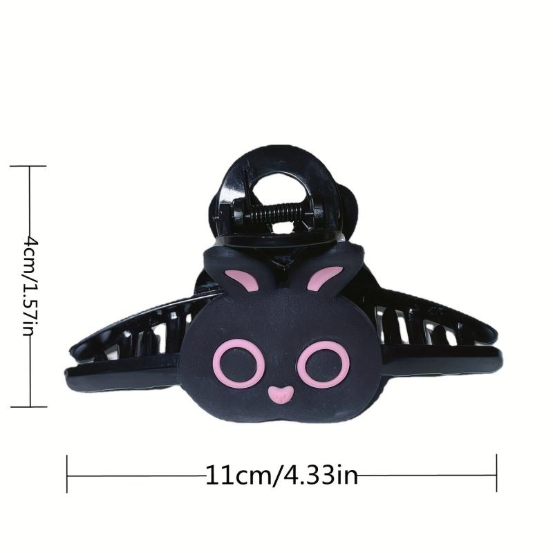 Rabbit Shape Hair Claw Matte Large Shark Claw Ponytail Holder Hair Accessories
