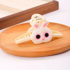 Rabbit Shape Hair Claw Matte Large Shark Claw Ponytail Holder Hair Accessories