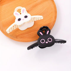 Rabbit Shape Hair Claw Matte Large Shark Claw Ponytail Holder Hair Accessories